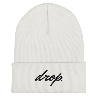Drop Worldwide Clothing Series 1 Product Photo, png, Light Classic Beanie, White