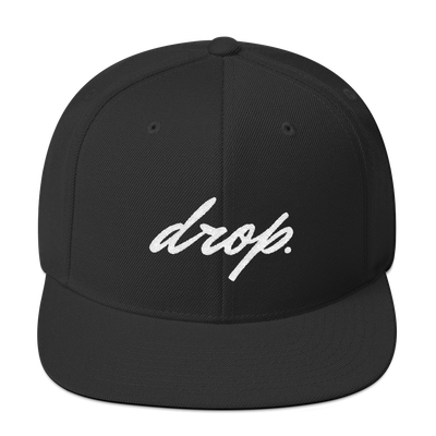 Drop Worldwide Clothing Series 1 Product Photo, png, Dark Classic Snap Back, Black
