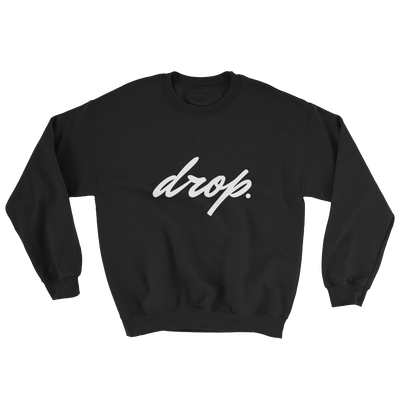 Drop Worldwide Clothing Series 1 Product Photo, png, Dark Classic Crew-neck Sweatshirt, Black