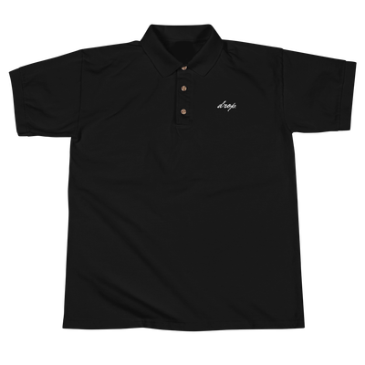 Drop Worldwide Clothing Series 1 Product Photo, png, Classic Polo, Black